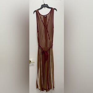 Jessica London Tan Sundress Sleeveless Spaghetti Strap